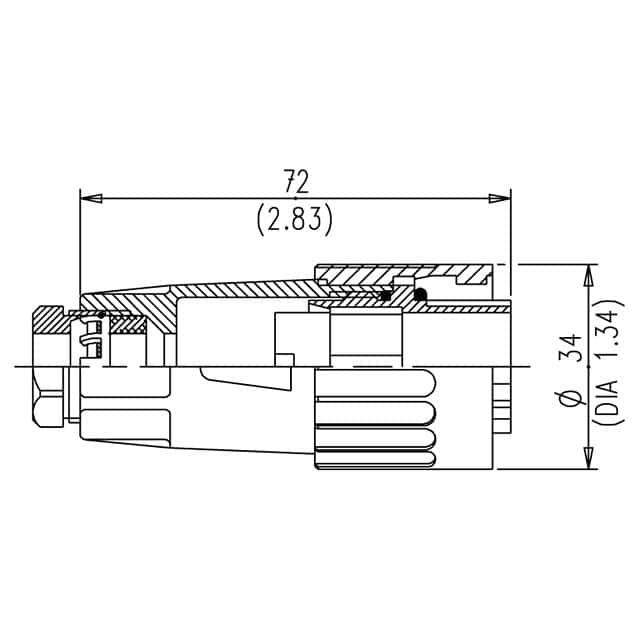 C01610H0170021 Amphenol Tuchel Industrial  Alloggiamenti per connettori circolari